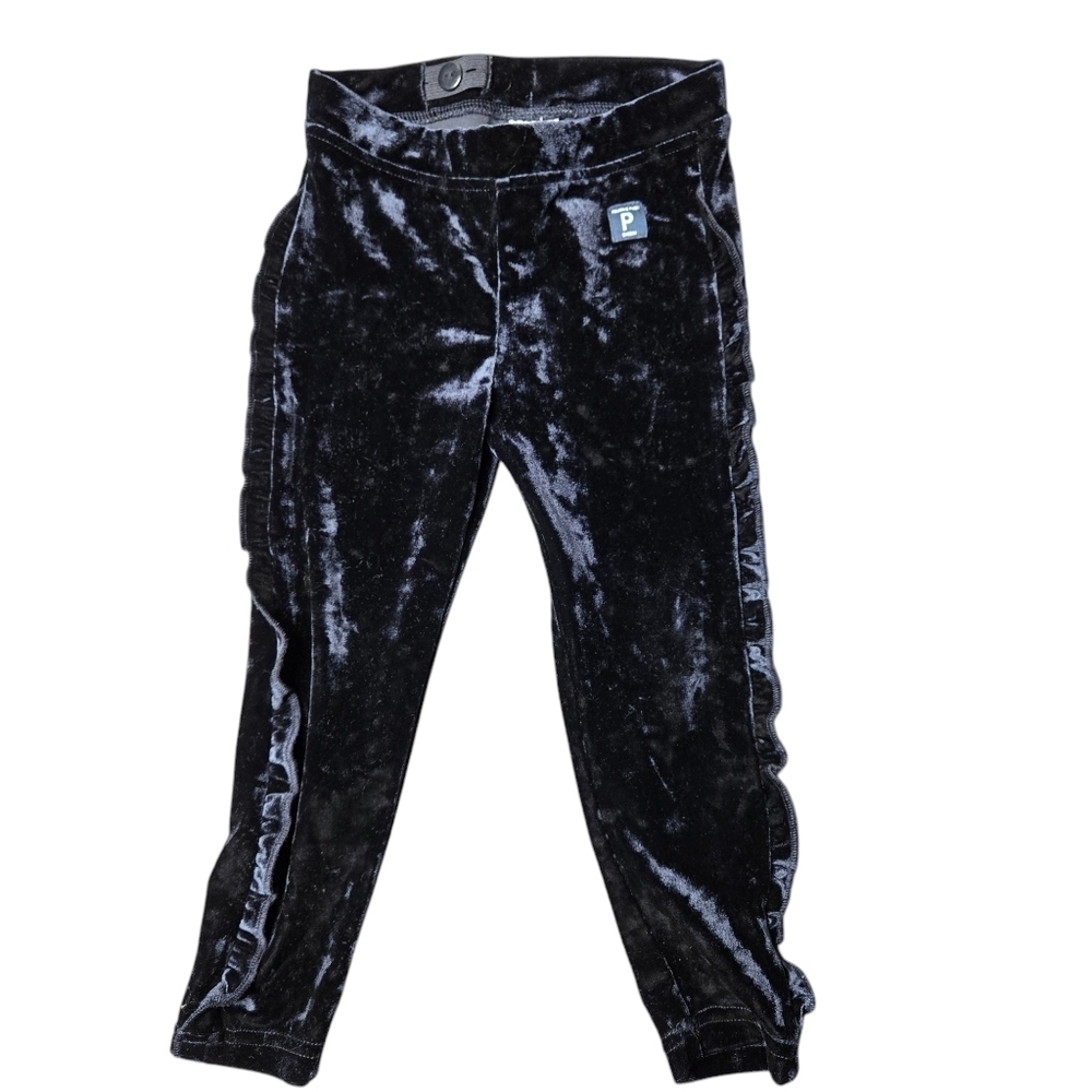 Polarn O. Pyret Sweden Navy Side Ruffle Pants Size: 2-3y‎